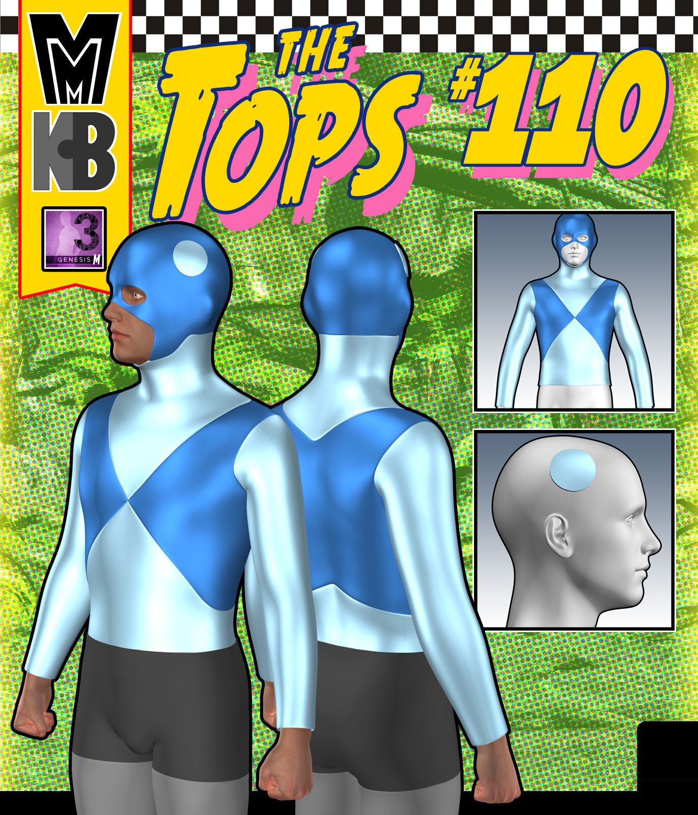 Tops 110 MMKBG3M by: MightyMite, 3D Models by Daz 3D