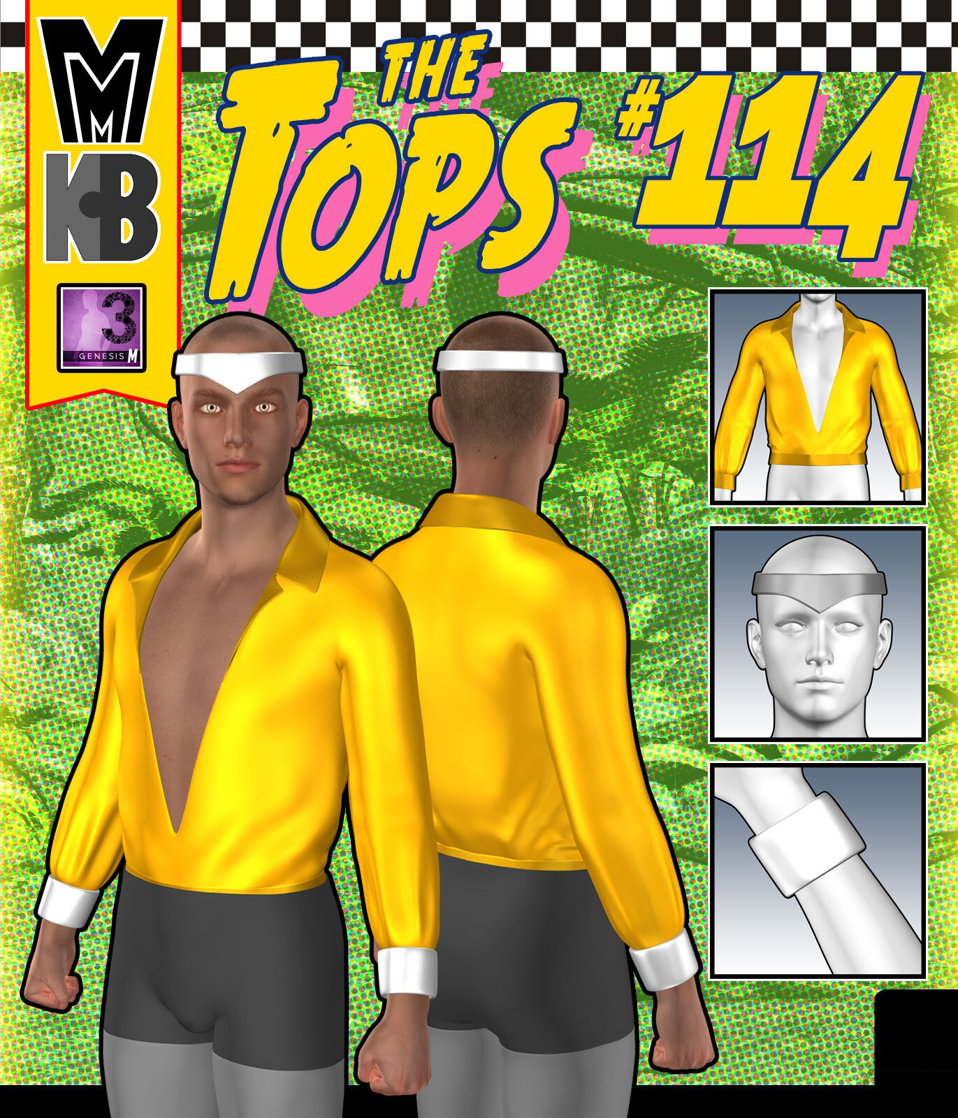 Tops 114 MMKBG3M by: MightyMite, 3D Models by Daz 3D