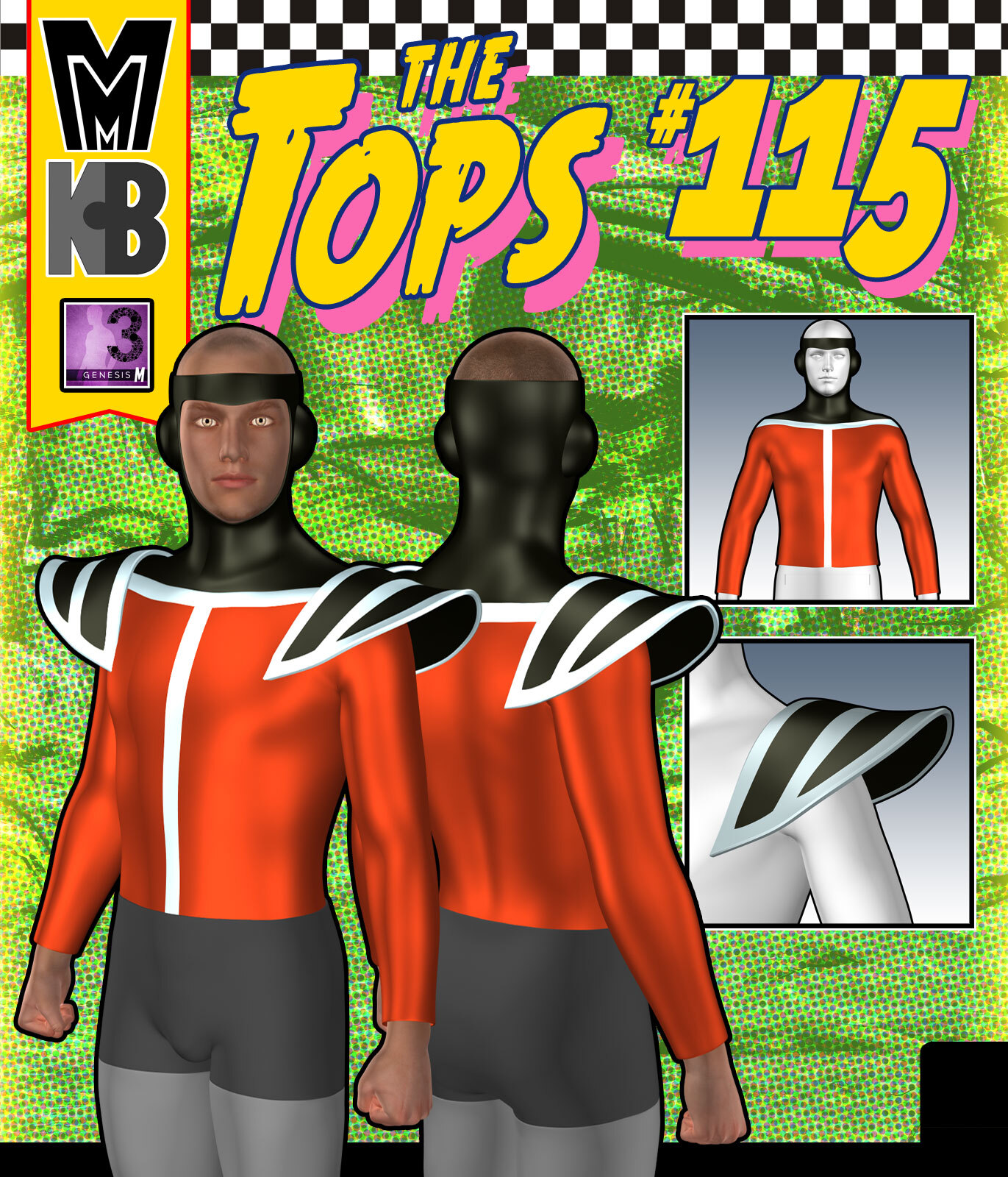 Tops 115 MMKBG3M by: MightyMite, 3D Models by Daz 3D