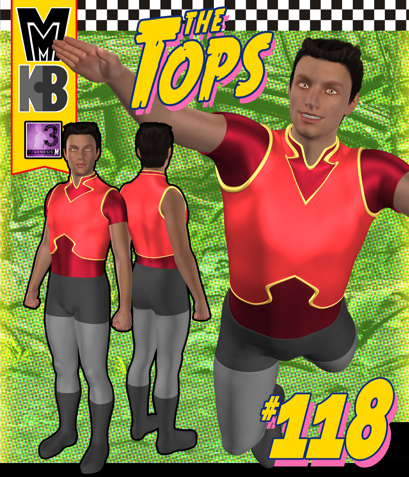 Tops 118 MMKBG3M by: MightyMite, 3D Models by Daz 3D