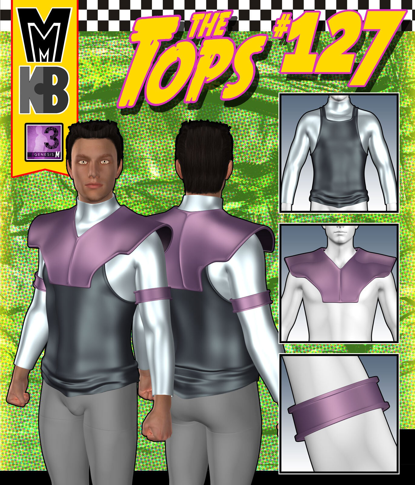 Tops 127 MMKBG3M by: MightyMite, 3D Models by Daz 3D