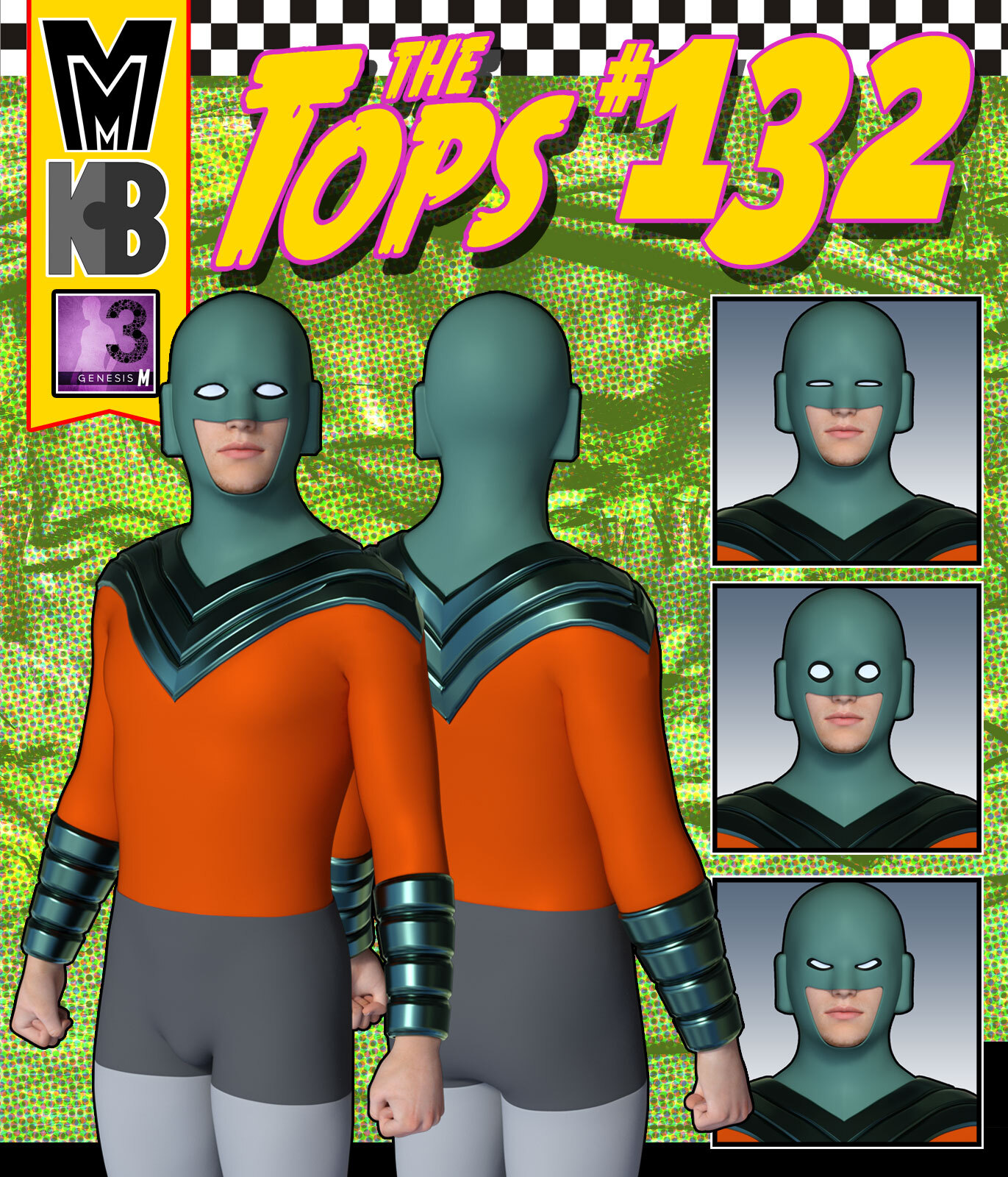 Tops 132 MMKBG3M by: MightyMite, 3D Models by Daz 3D