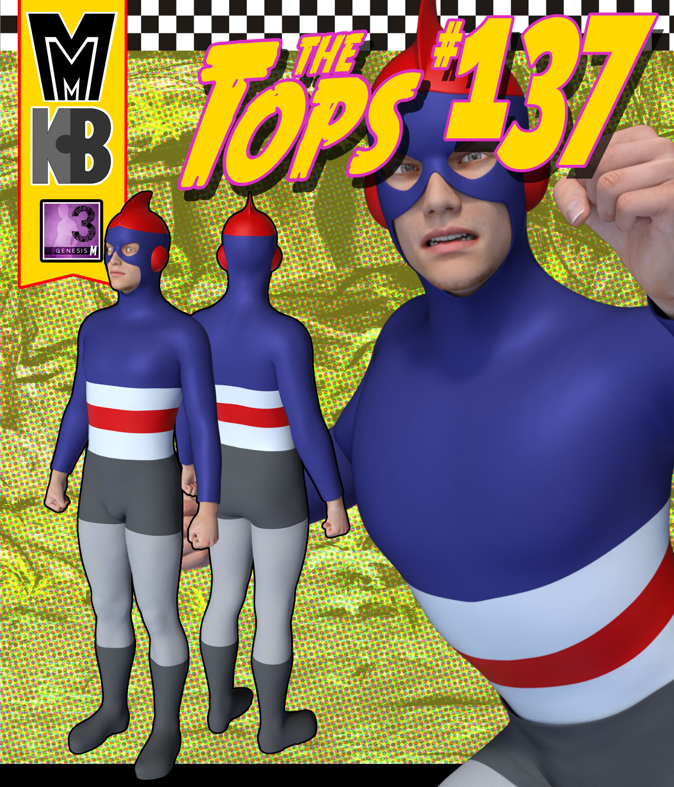Tops 137 MMKBG3M by: MightyMite, 3D Models by Daz 3D