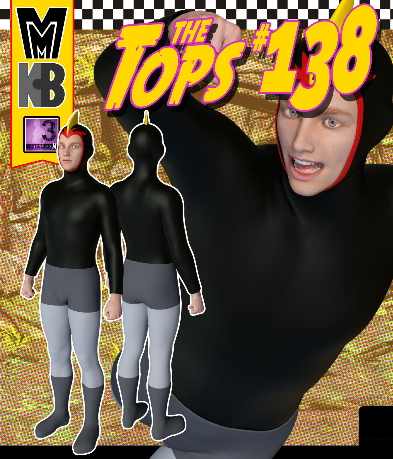 Tops 138 MMKBG3M by: MightyMite, 3D Models by Daz 3D