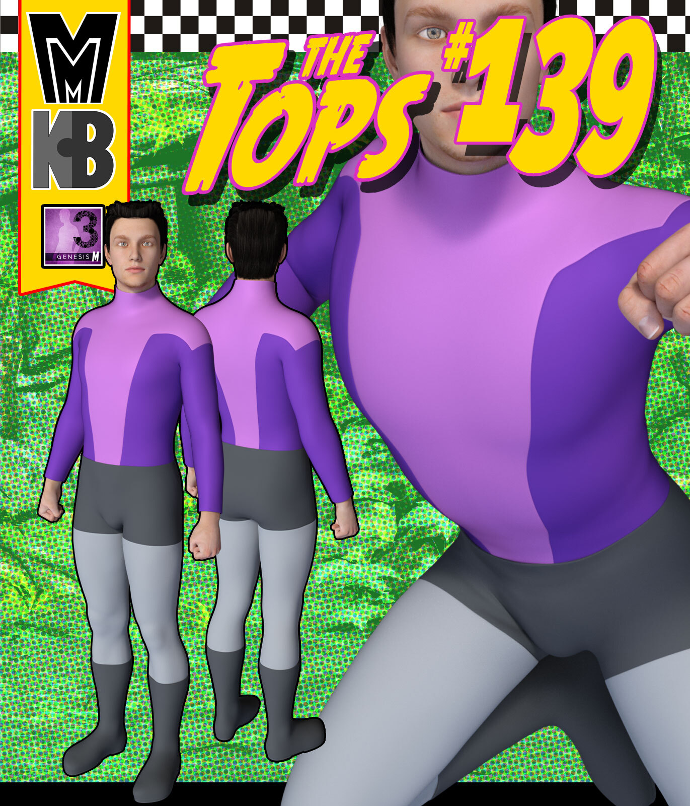 Tops 139 MMKBG3M by: MightyMite, 3D Models by Daz 3D
