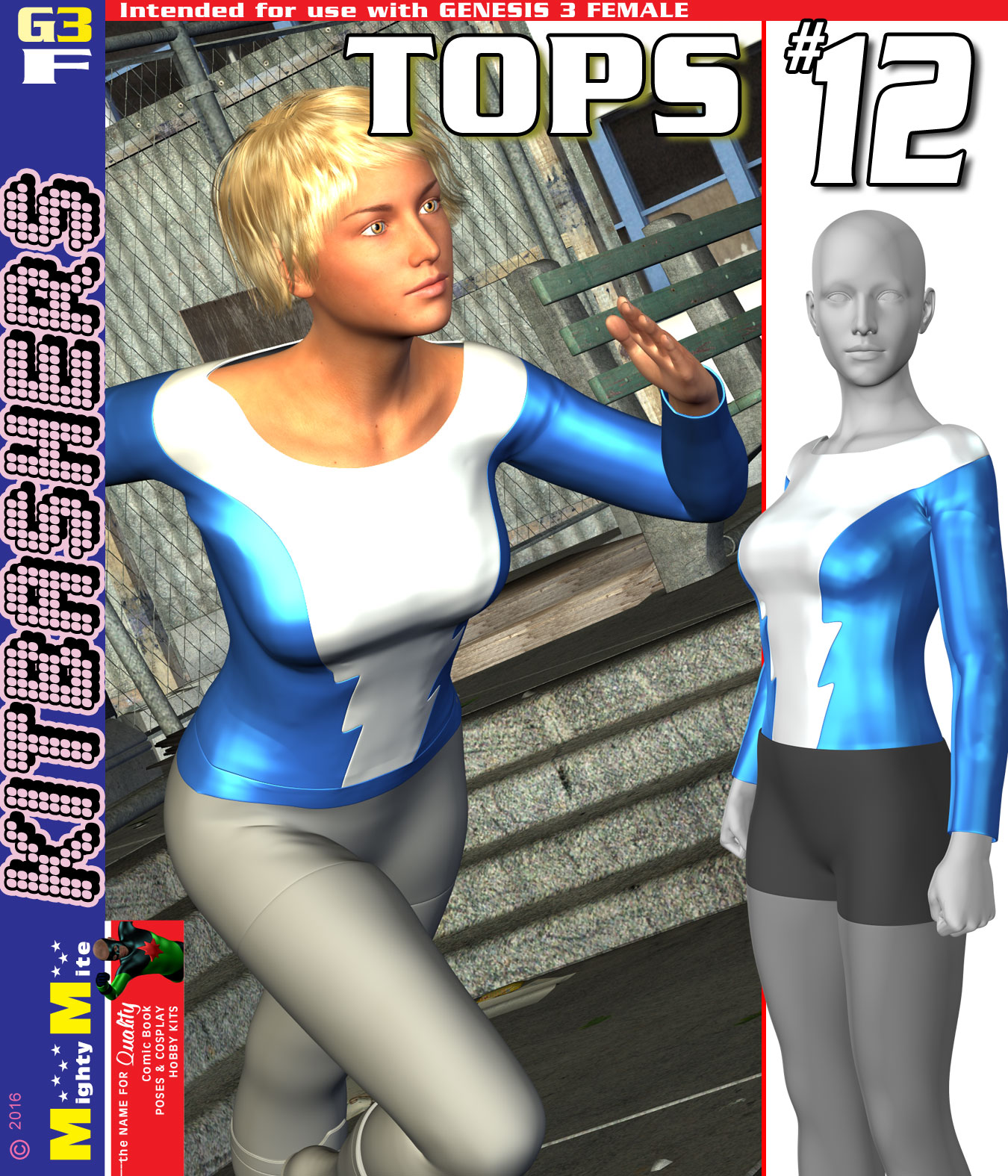 Tops 012 MMKBG3F by: MightyMite, 3D Models by Daz 3D