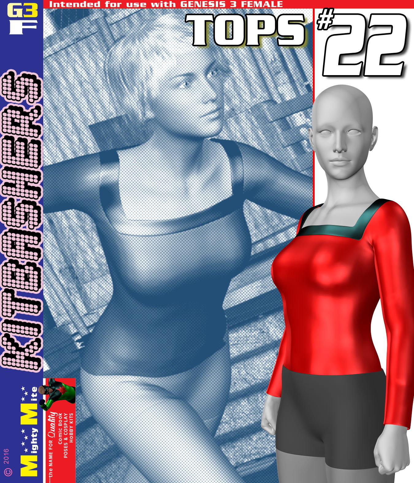 Tops 022 MMKBG3F by: MightyMite, 3D Models by Daz 3D