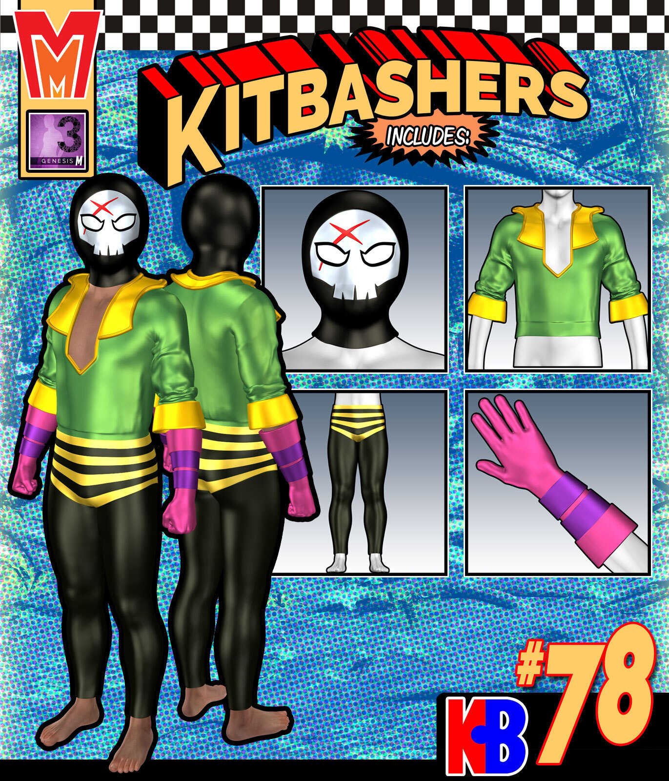 Kitbashers 078 MMG3M by: MightyMite, 3D Models by Daz 3D