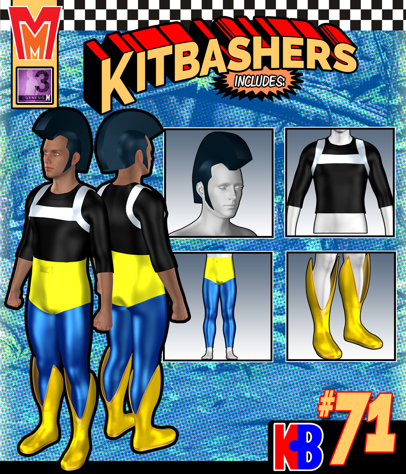 Kitbashers 071 MMG3M by: MightyMite, 3D Models by Daz 3D