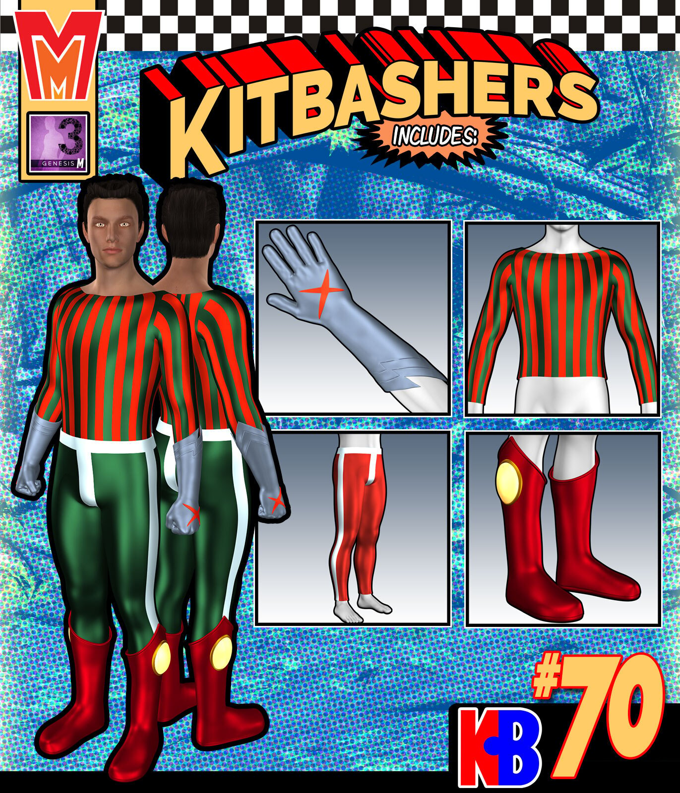 Kitbashers 070 MMG3M by: MightyMite, 3D Models by Daz 3D
