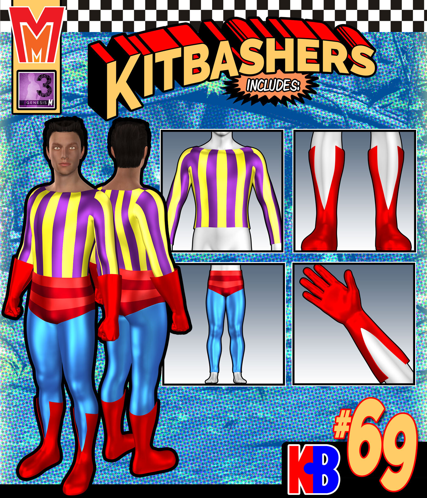 Kitbashers 069 MMG3M by: MightyMite, 3D Models by Daz 3D