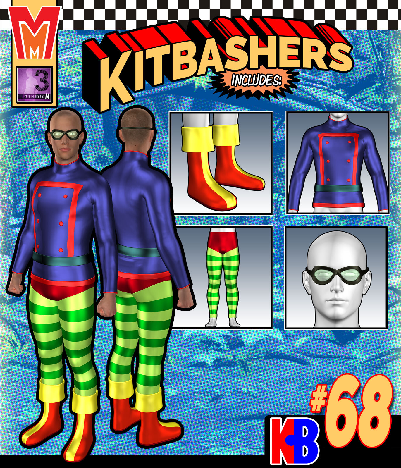 Kitbashers 068 MMG3M by: MightyMite, 3D Models by Daz 3D