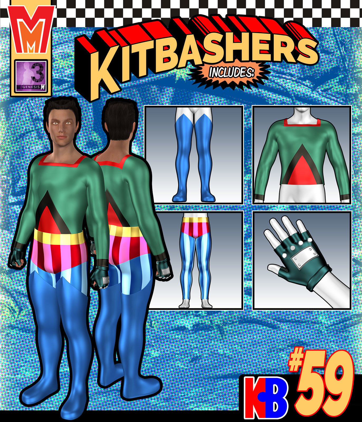 Kitbashers 059 MMG3M by: MightyMite, 3D Models by Daz 3D