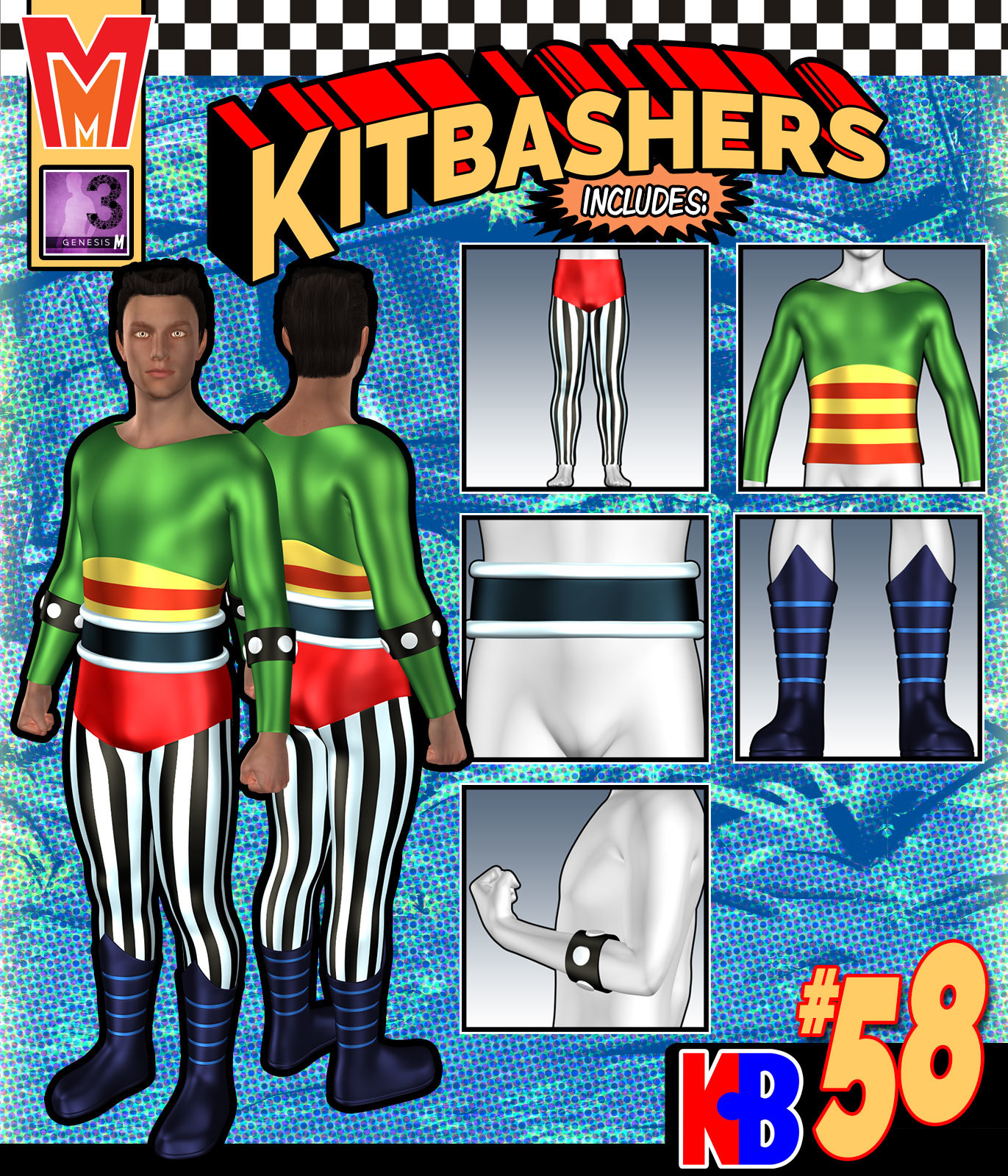 Kitbashers 058 MMG3M by: MightyMite, 3D Models by Daz 3D