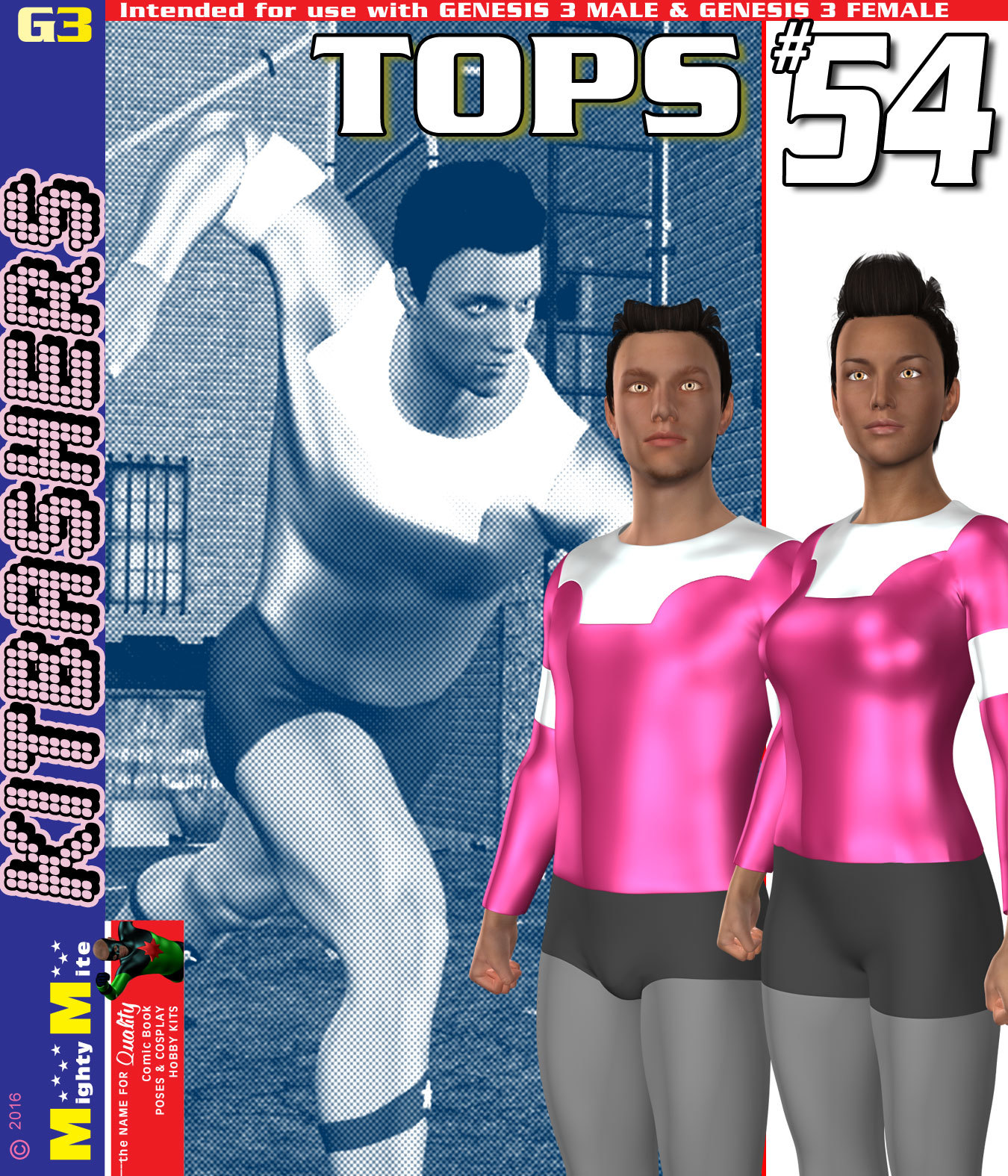 Tops 054 MMKBG3 by: MightyMite, 3D Models by Daz 3D
