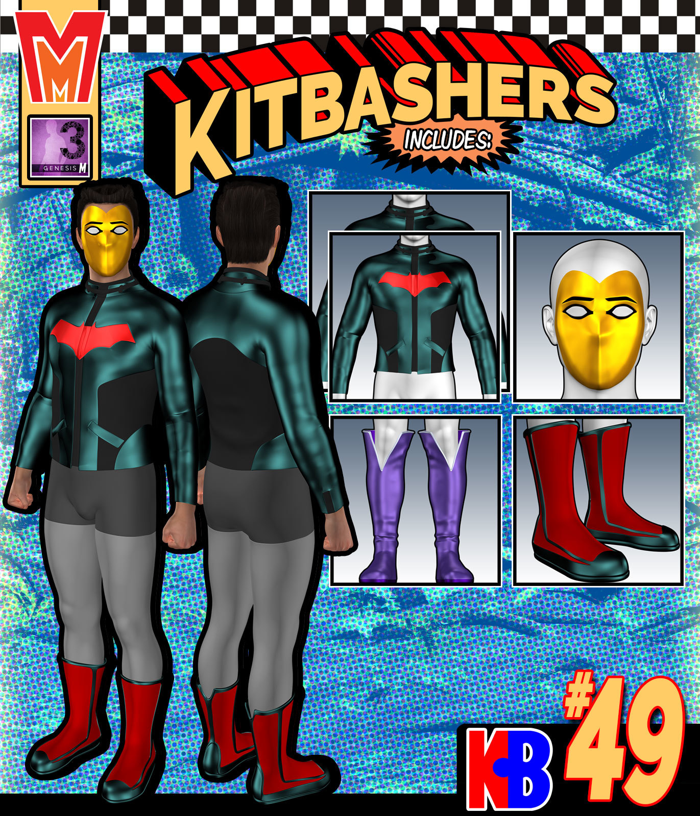 Kitbashers 049 MMG3M by: MightyMite, 3D Models by Daz 3D