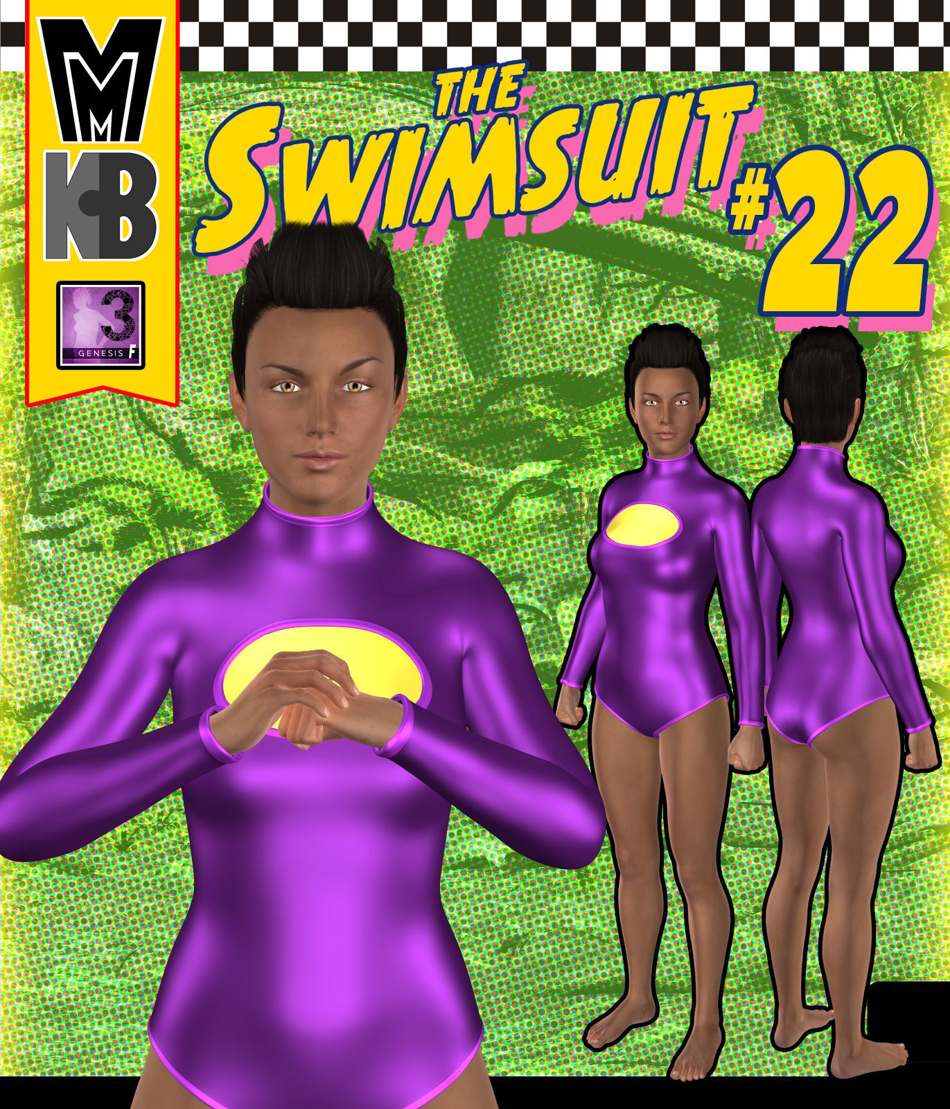 Swimsuit 022 MMKBG3F by: MightyMite, 3D Models by Daz 3D