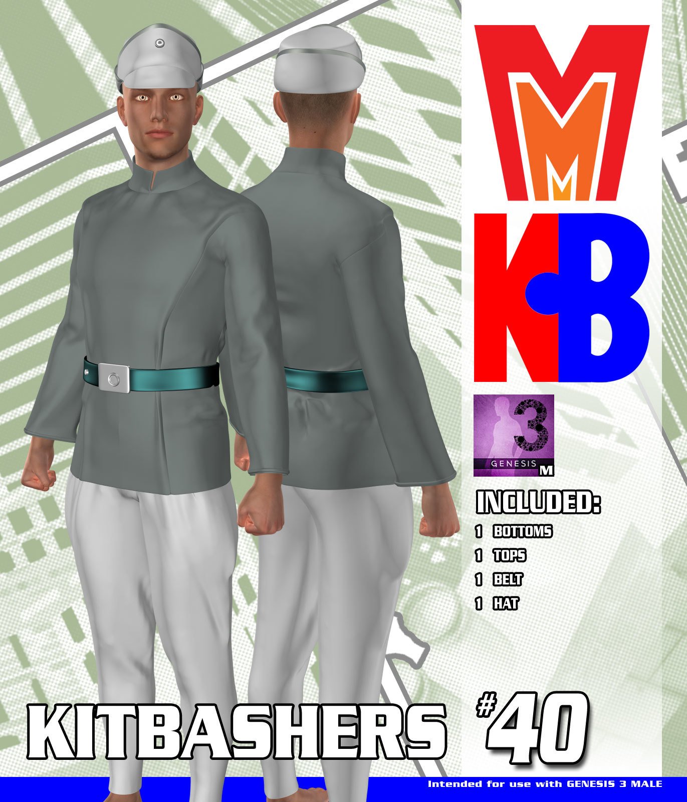 Kitbashers 040 MMG3M by: MightyMite, 3D Models by Daz 3D