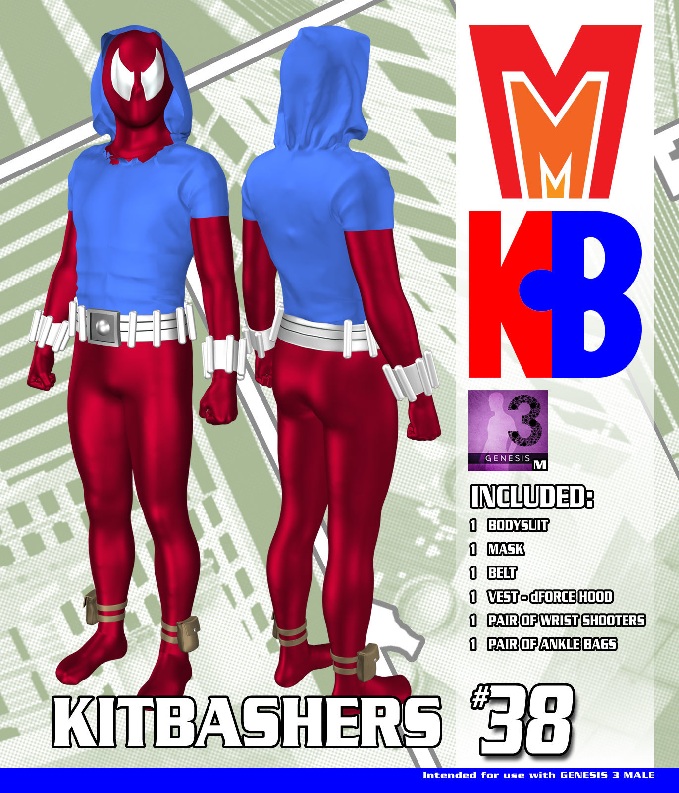 Kitbashers 038 MMG3M by: MightyMite, 3D Models by Daz 3D
