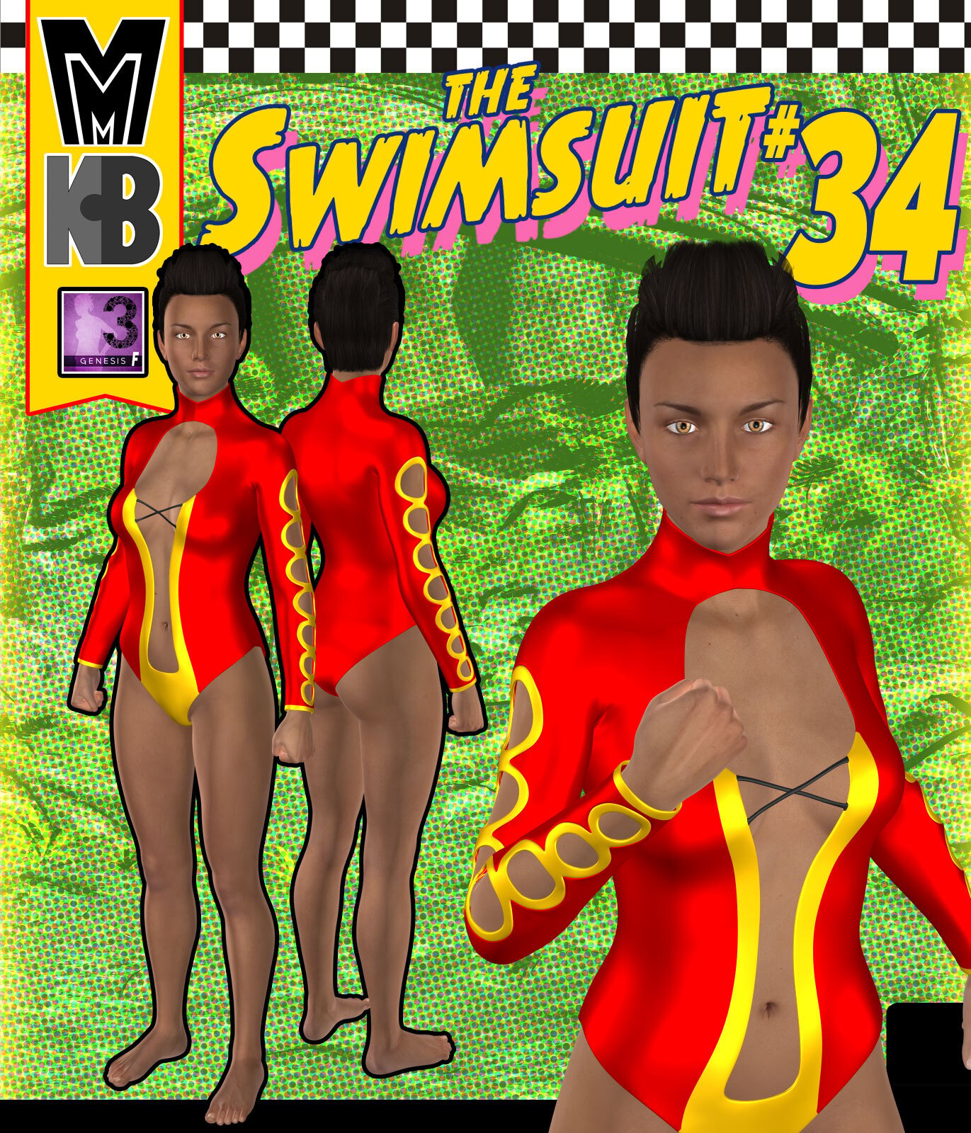 Swimsuit 034 MMKBG3F by: MightyMite, 3D Models by Daz 3D