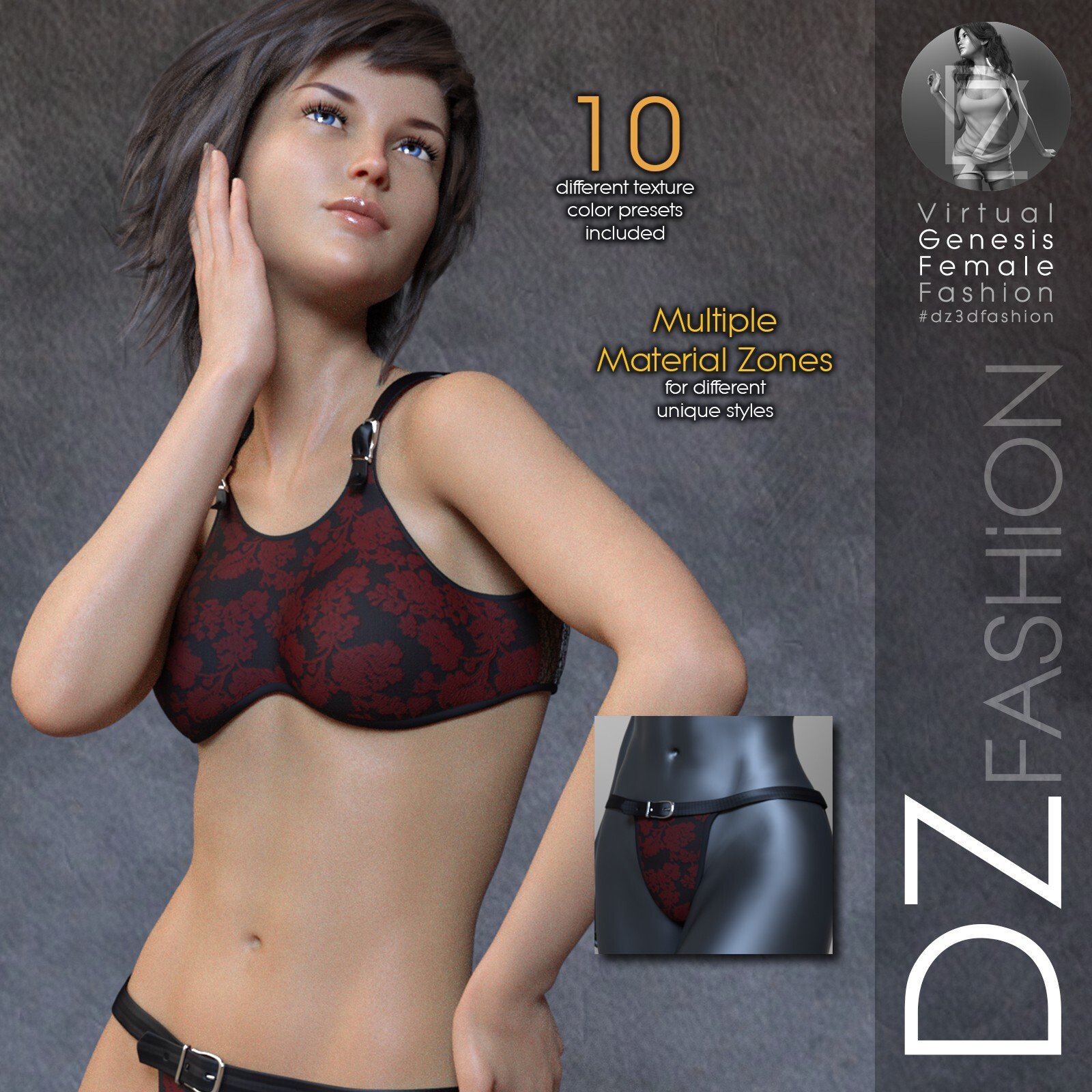 DZ G8F FemmeSecretZ 04 by: DZheng, 3D Models by Daz 3D