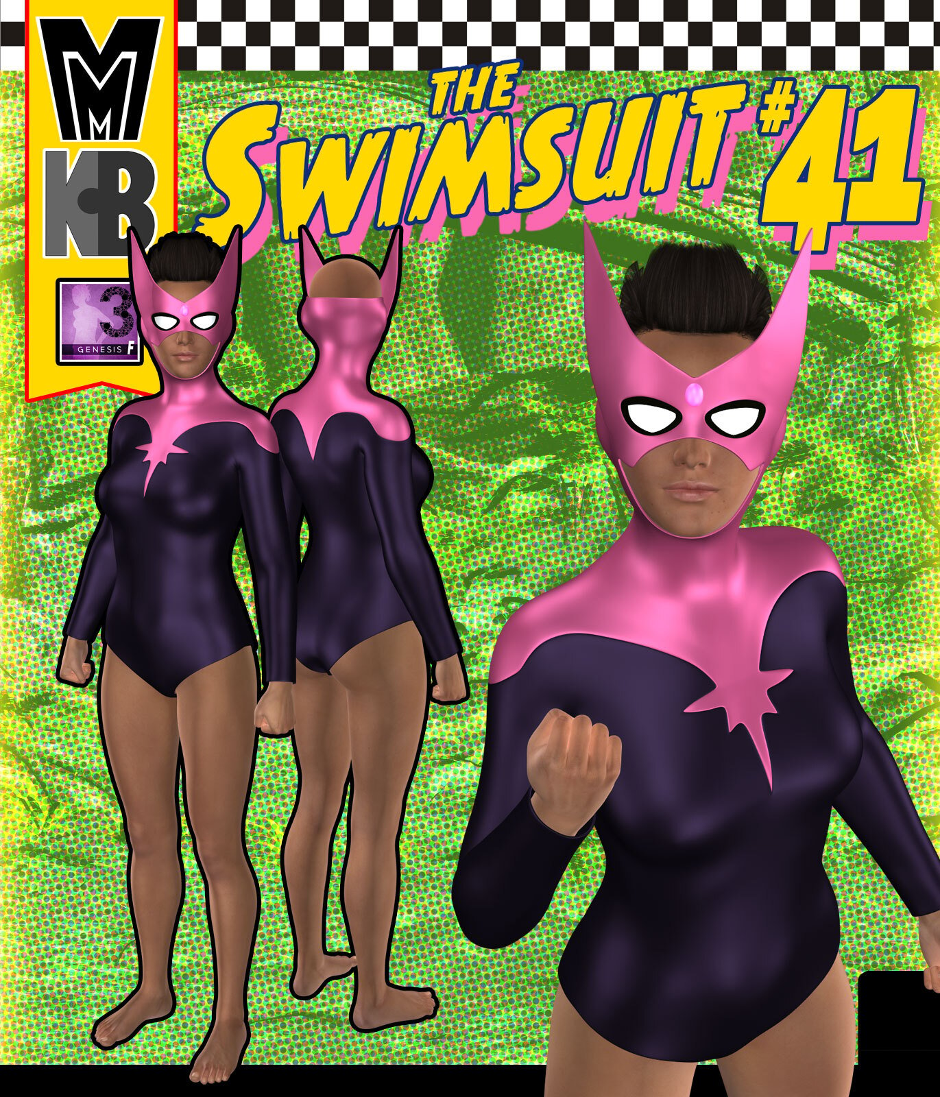 Swimsuit 041 MMKBG3F by: MightyMite, 3D Models by Daz 3D
