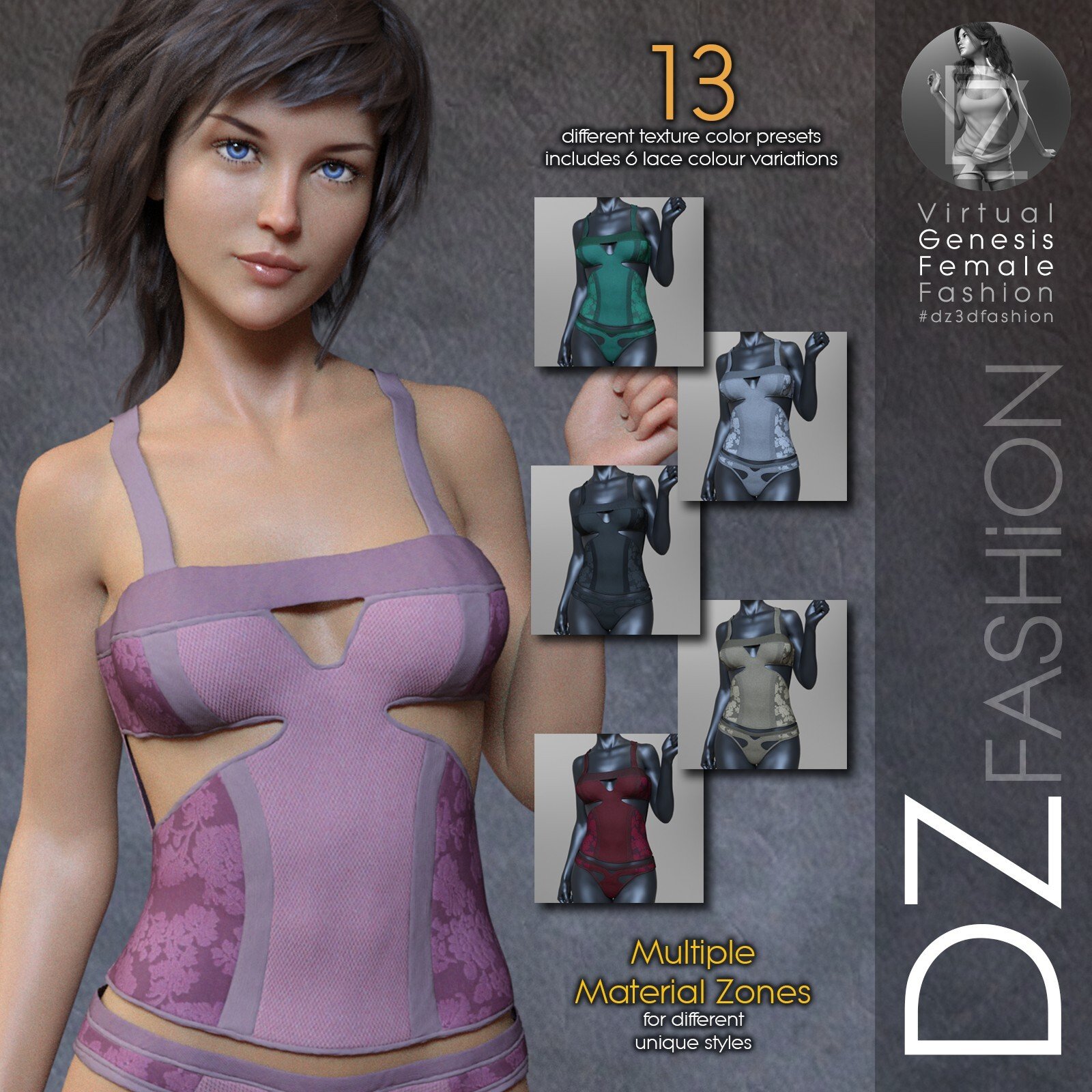 DZ G8F FemmeSecretZ 06 by: DZheng, 3D Models by Daz 3D