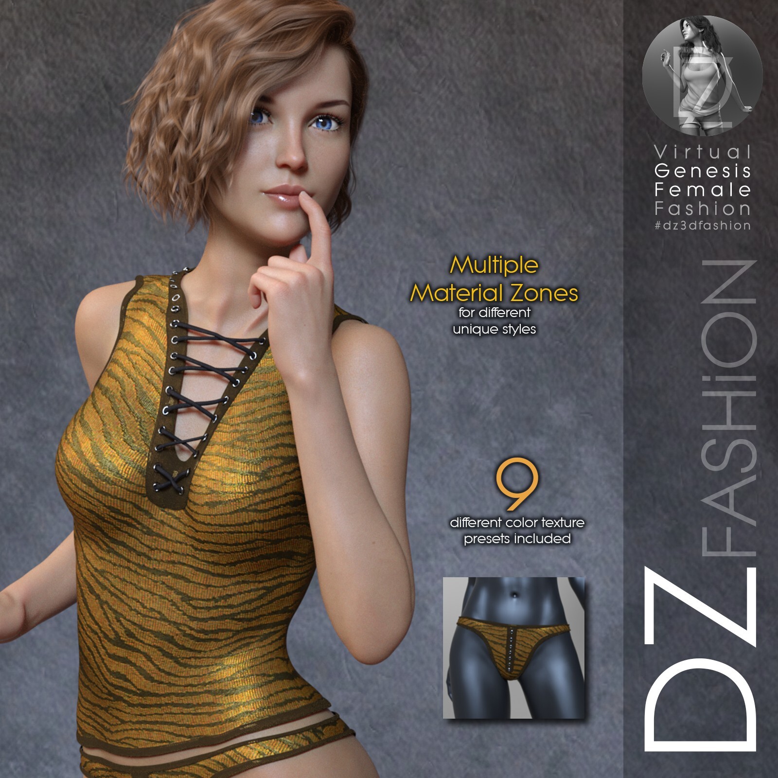 DZ G8F FemmeSecretZ 07 by: DZheng, 3D Models by Daz 3D
