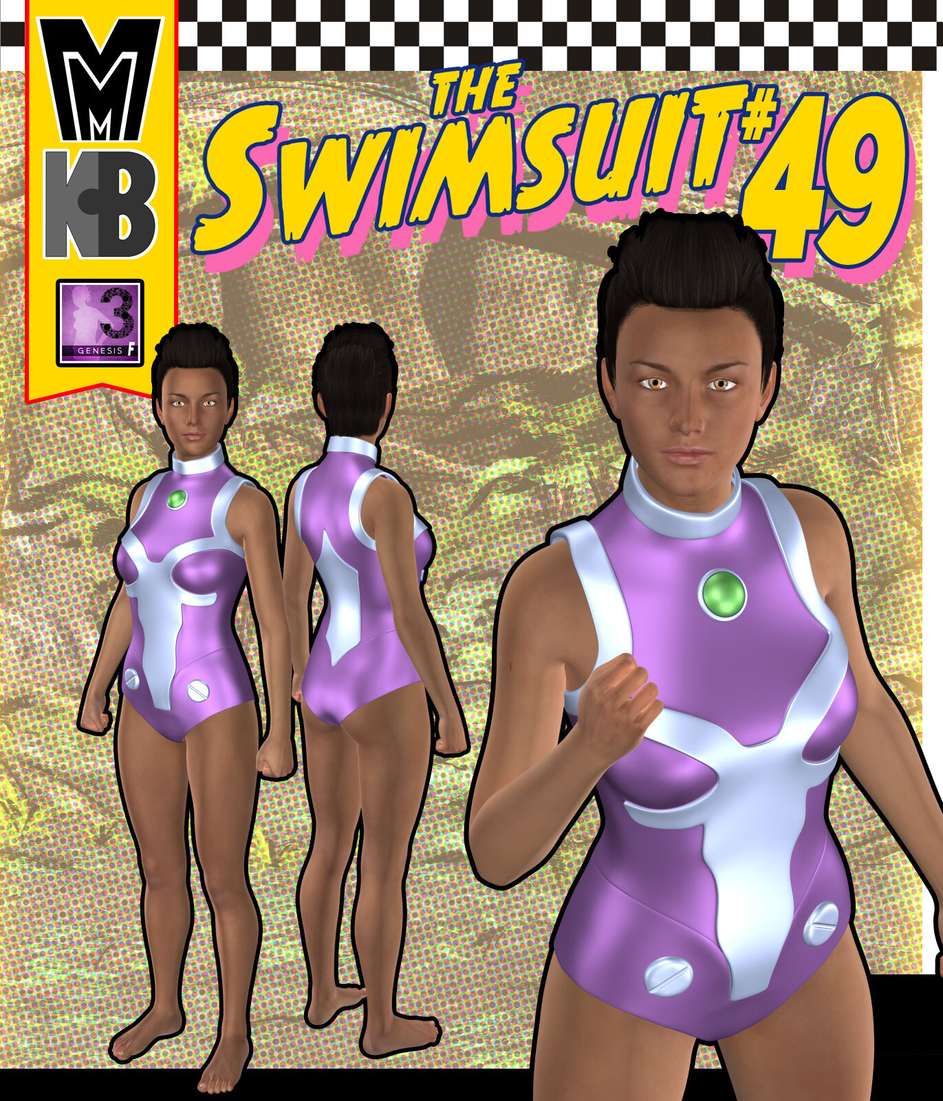 Swimsuit 049 MMKBG3F by: MightyMite, 3D Models by Daz 3D