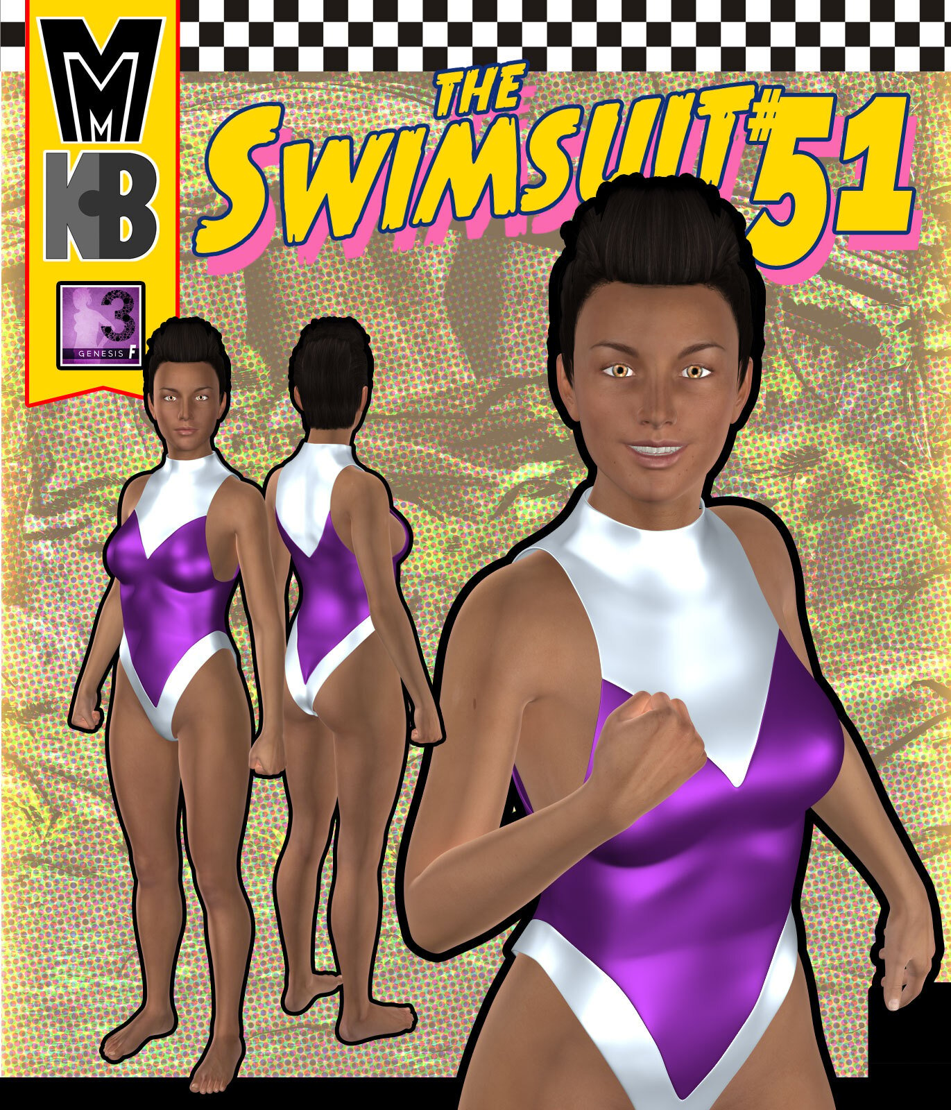 Swimsuit 051 MMKBG3F by: MightyMite, 3D Models by Daz 3D