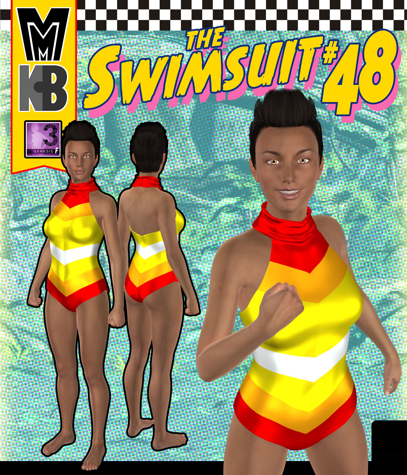 Swimsuit 048 MMKBG3F by: MightyMite, 3D Models by Daz 3D
