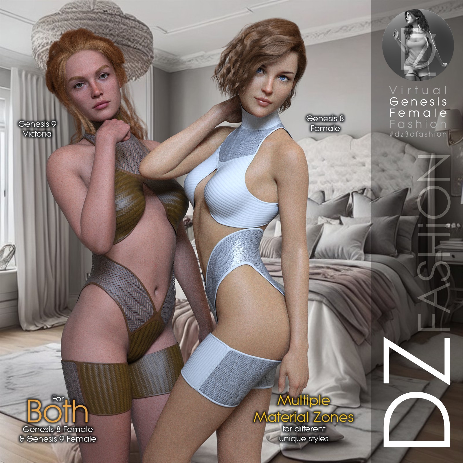 DZ FemmeSecretZ 16 for G8F & G9F by: DZheng, 3D Models by Daz 3D