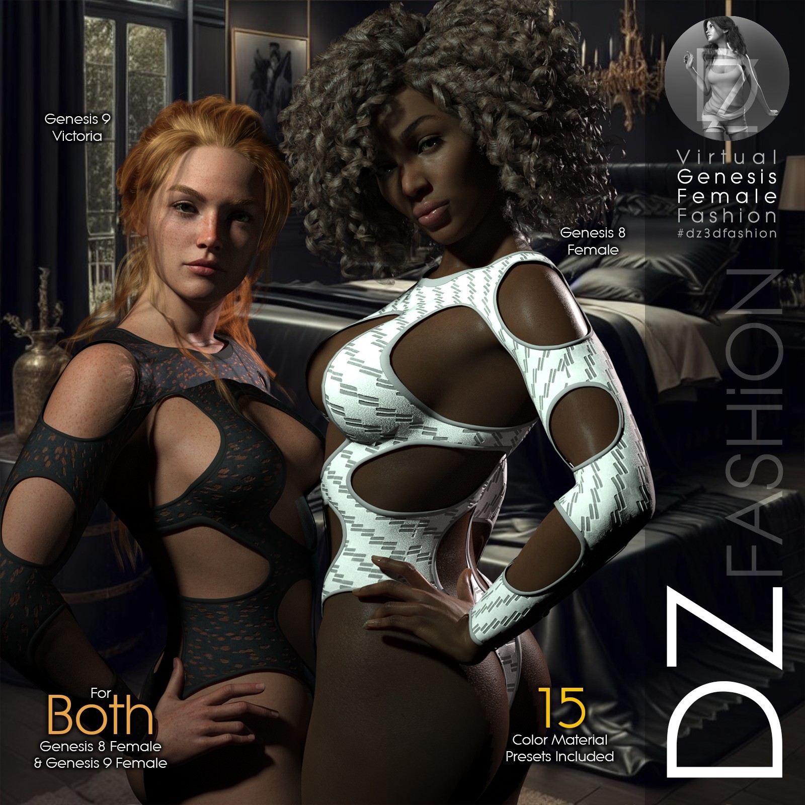 DZ FemmeSecretZ 17 for G8F & G9F by: DZheng, 3D Models by Daz 3D