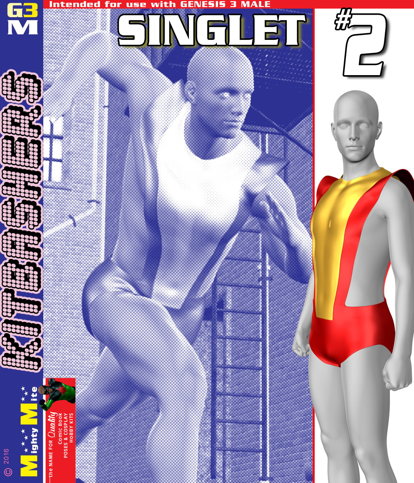 Singlet 002 MMKBG3M by: MightyMite, 3D Models by Daz 3D