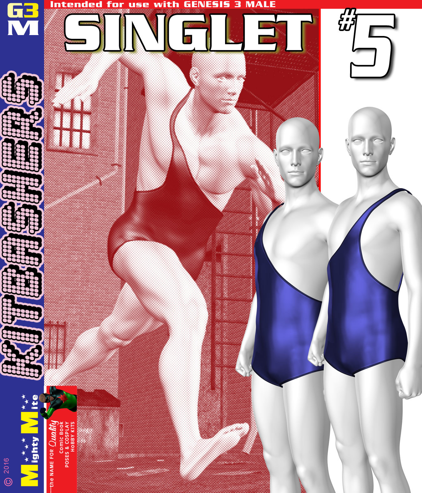 Singlet 005 MMKBG3M by: MightyMite, 3D Models by Daz 3D