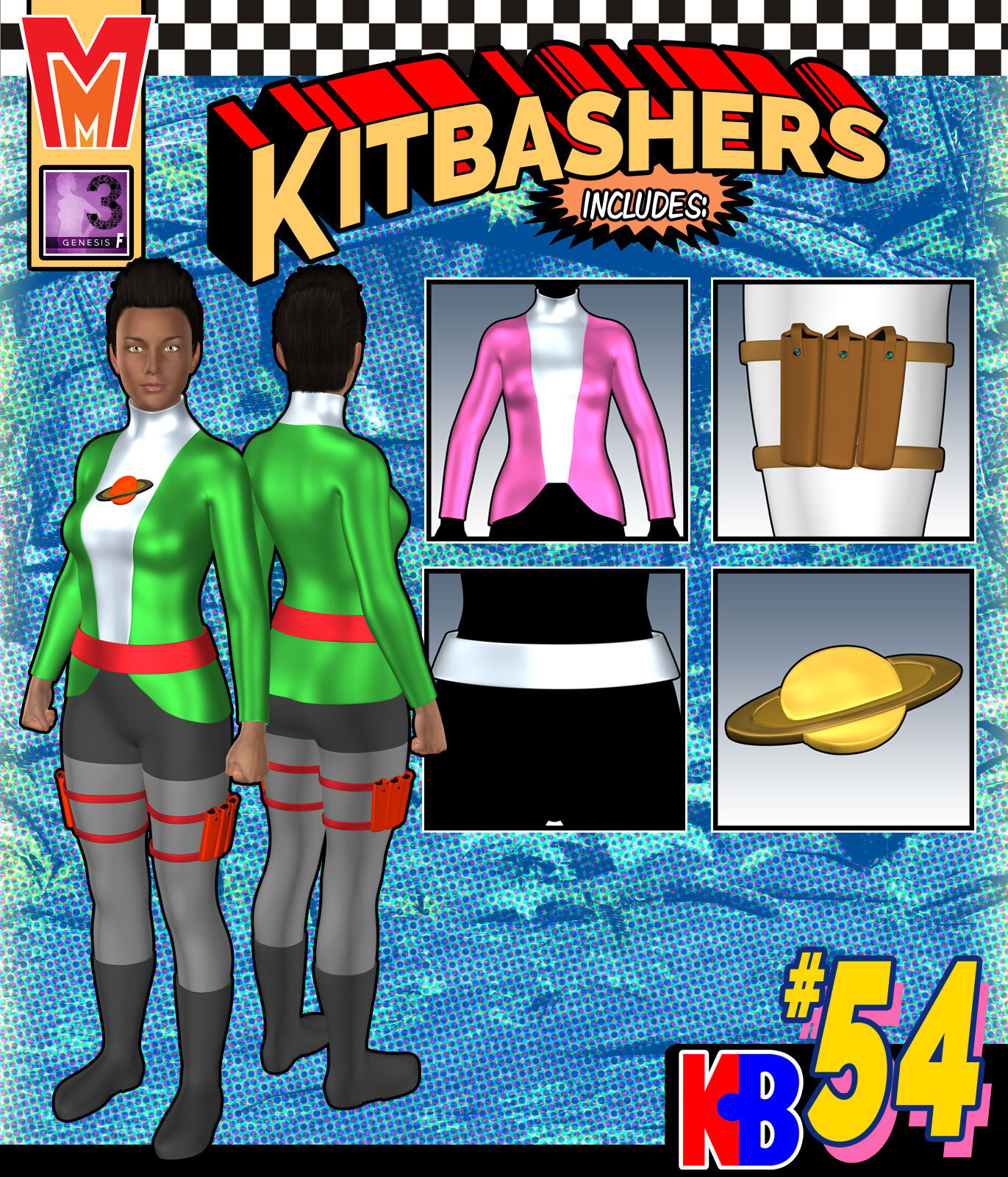 Kitbashers 054 MMG3F by: MightyMite, 3D Models by Daz 3D