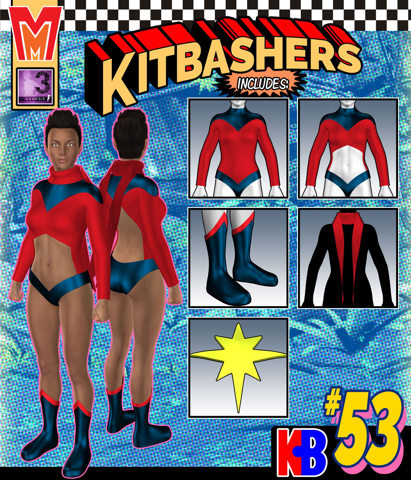 Kitbashers 053 MMG3F by: MightyMite, 3D Models by Daz 3D