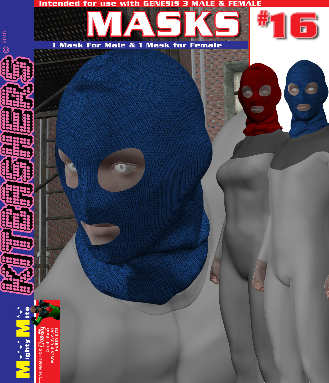 Mask 016 MMKBG3 by: MightyMite, 3D Models by Daz 3D
