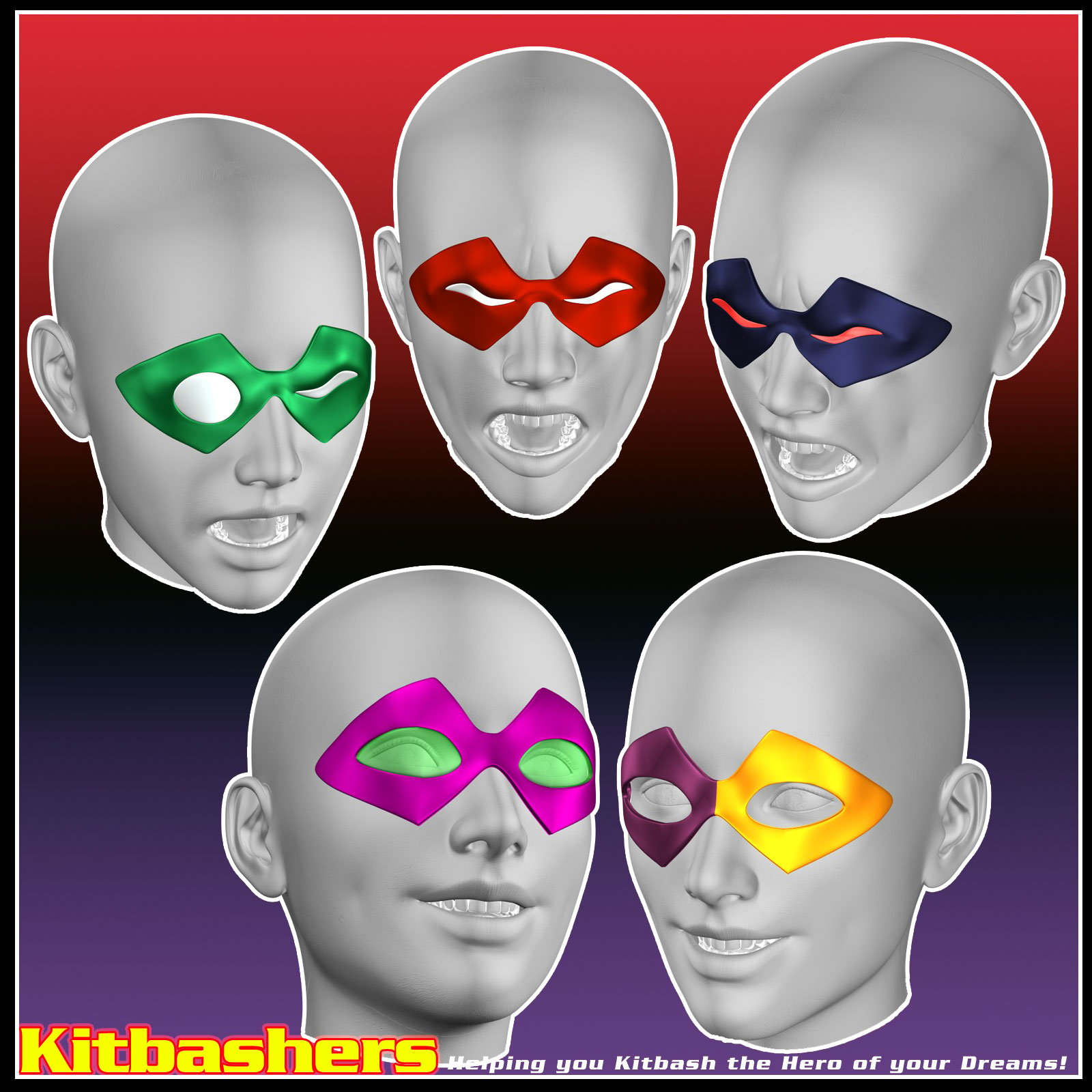 Mask 023 MMKBG3 | Daz 3D