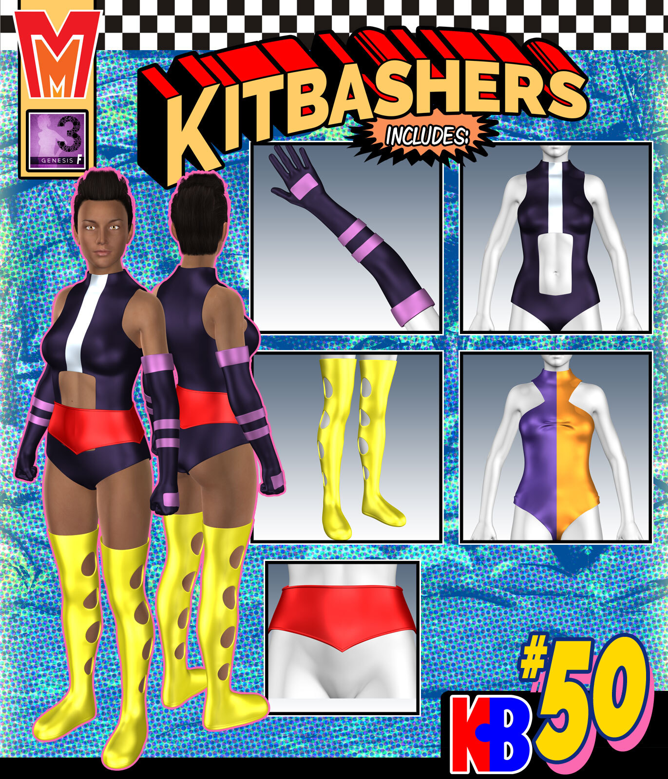 Kitbashers 050 MMG3F by: MightyMite, 3D Models by Daz 3D