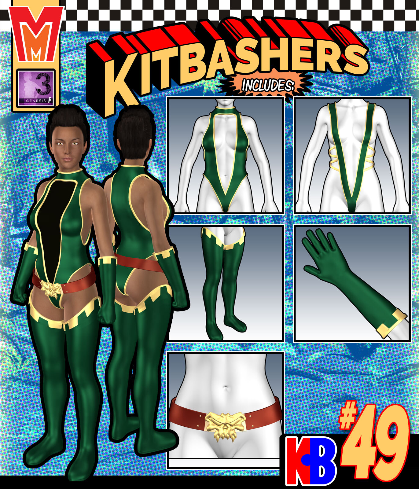 Kitbashers 049 MMG3F by: MightyMite, 3D Models by Daz 3D