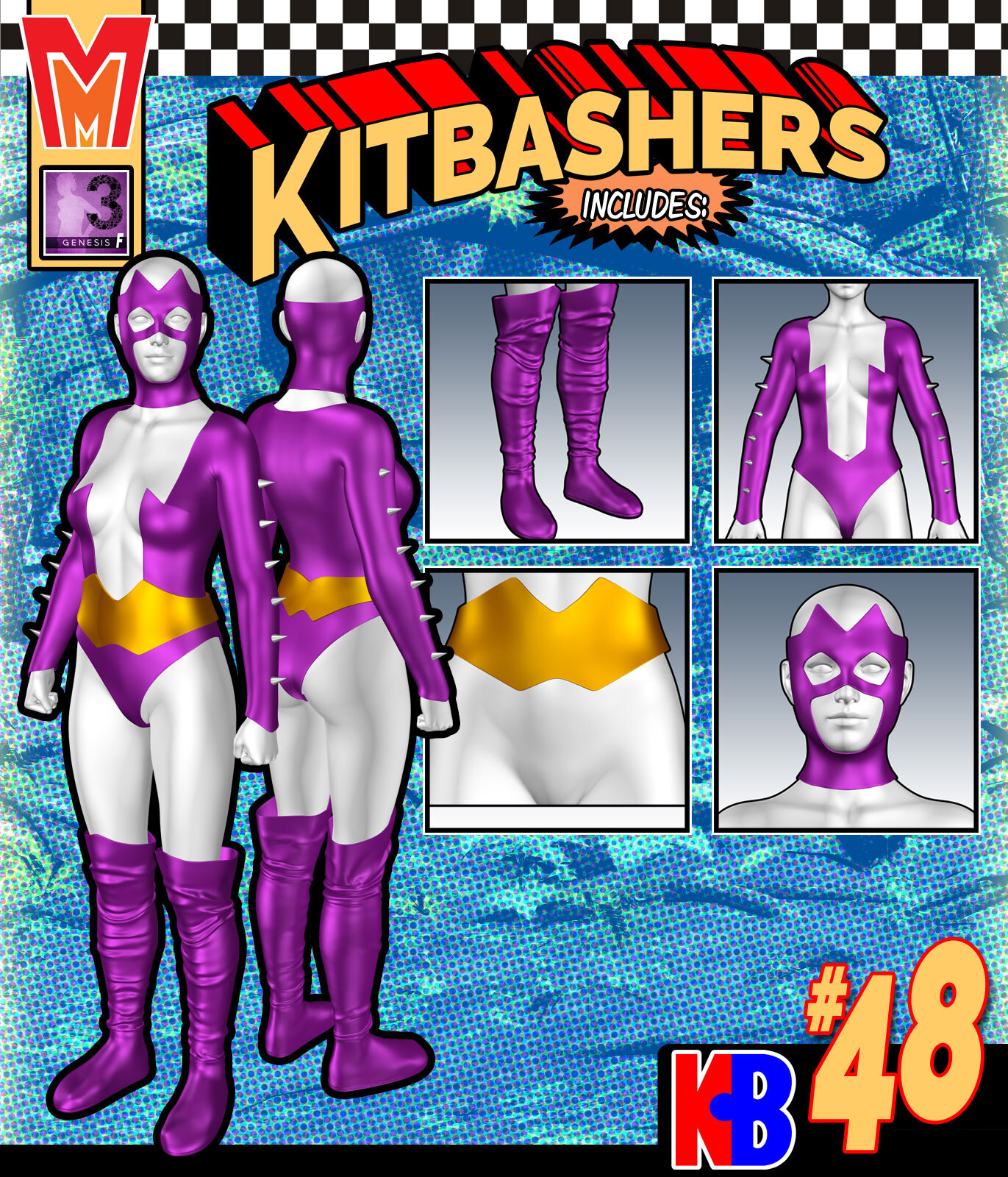 Kitbashers 048 MMG3F by: MightyMite, 3D Models by Daz 3D