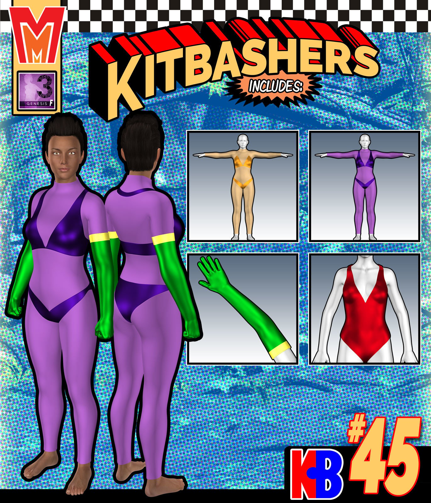 Kitbashers 045 MMG3F by: MightyMite, 3D Models by Daz 3D