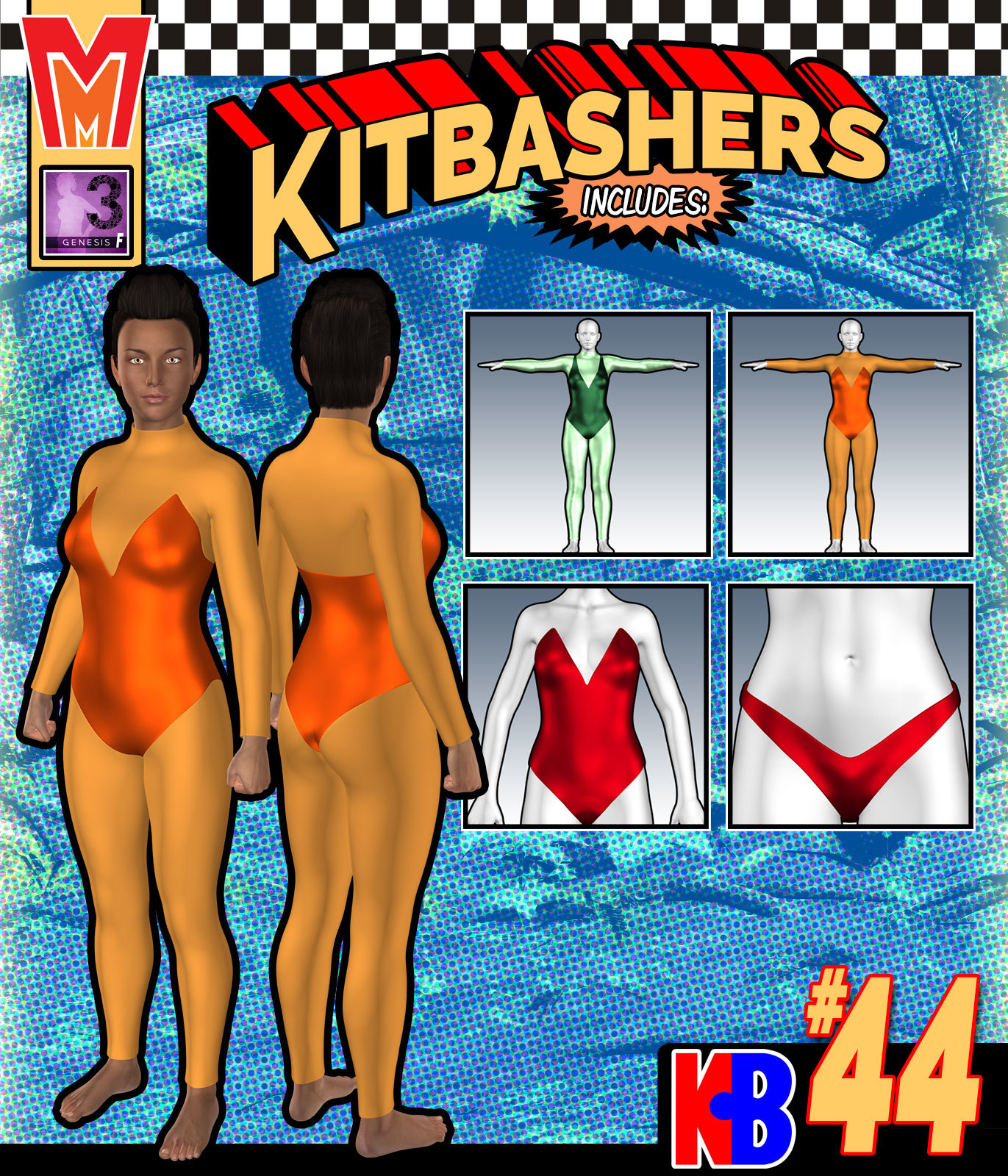 Kitbashers 044 MMG3F by: MightyMite, 3D Models by Daz 3D