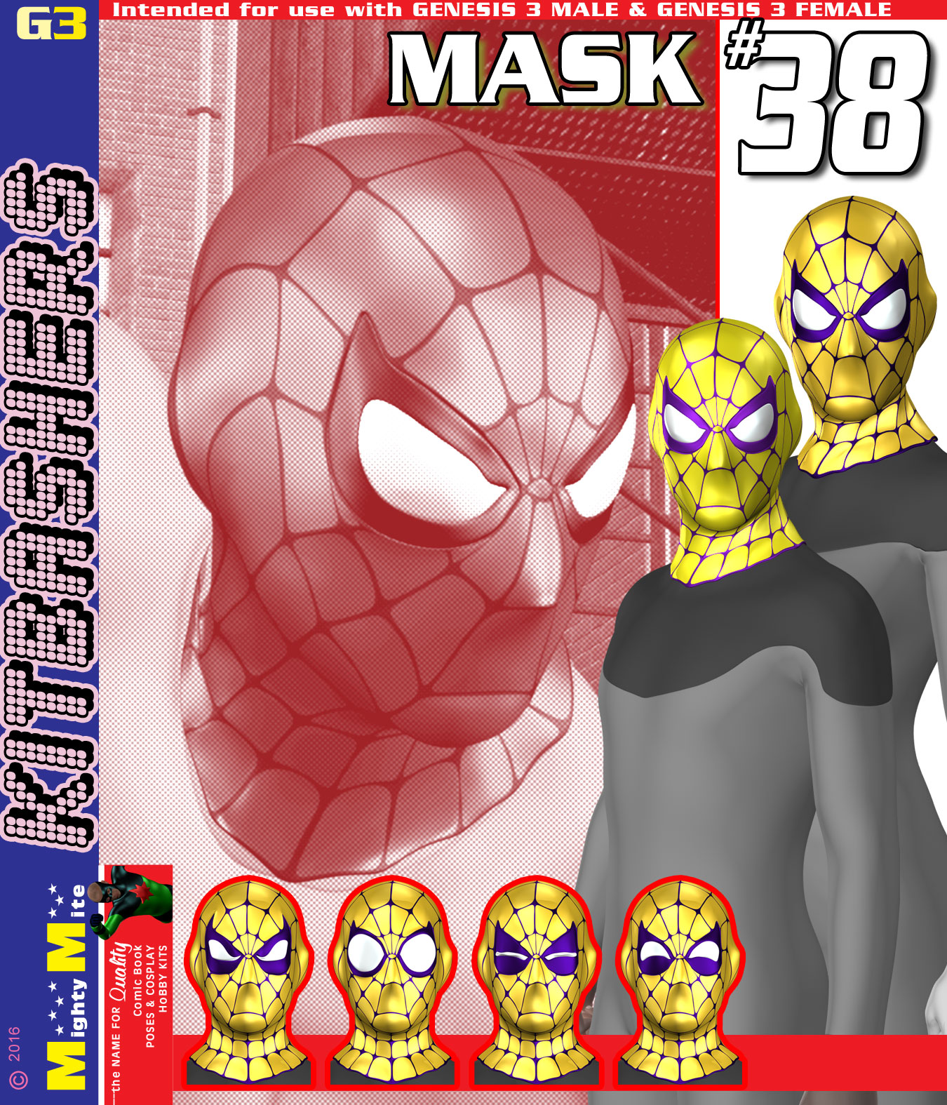 Mask 038 MMKBG3 by: MightyMite, 3D Models by Daz 3D