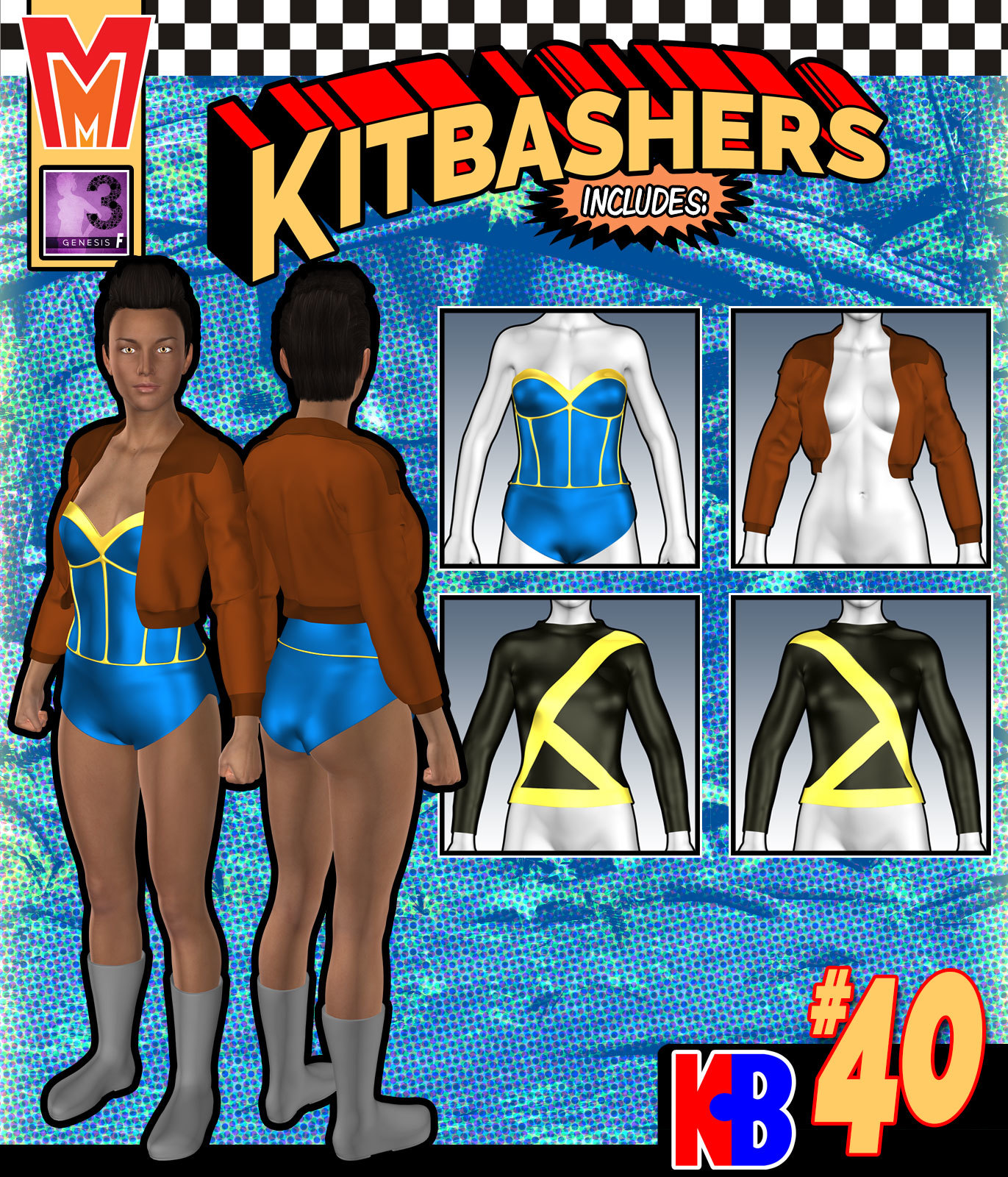 Kitbashers 040 MMG3F by: MightyMite, 3D Models by Daz 3D