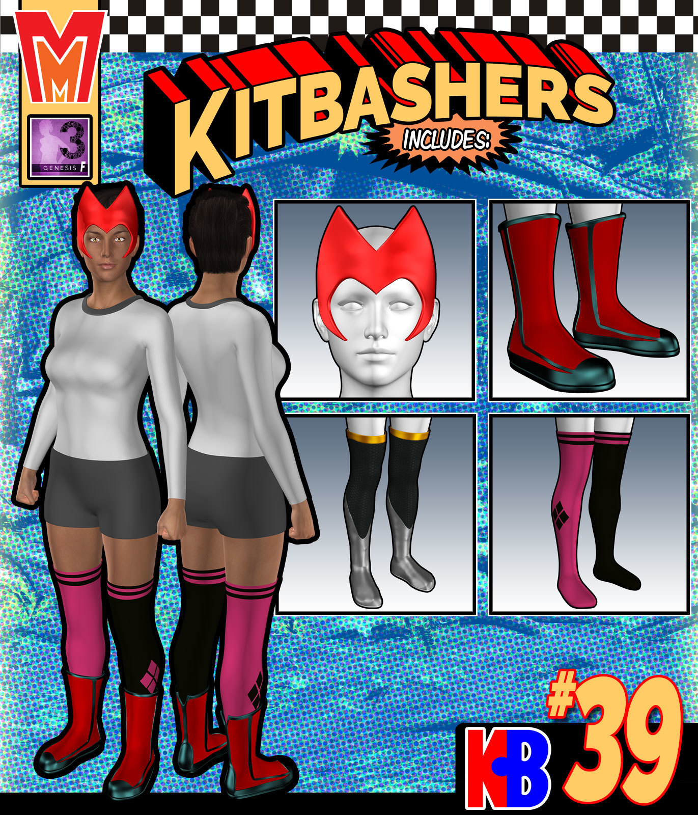 Kitbashers 039 MMG3F by: MightyMite, 3D Models by Daz 3D