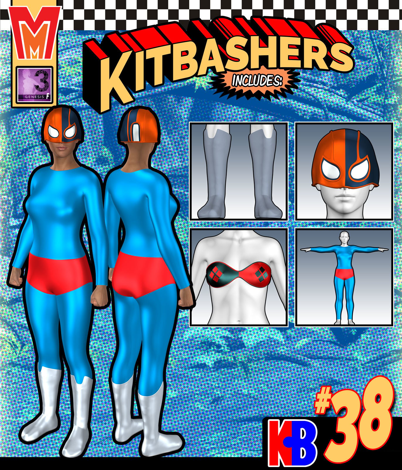 Kitbashers 038 MMG3F by: MightyMite, 3D Models by Daz 3D