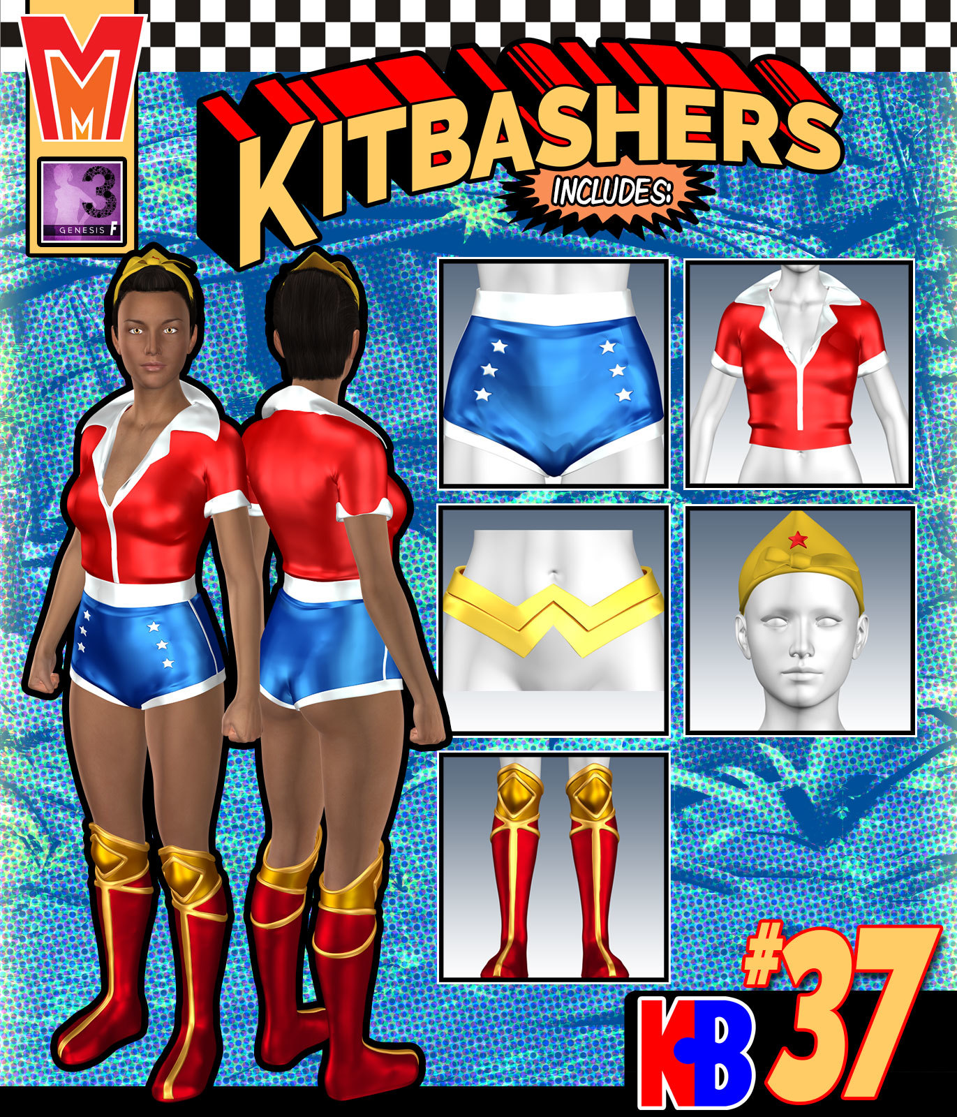 Kitbashers 037 MMG3F by: MightyMite, 3D Models by Daz 3D