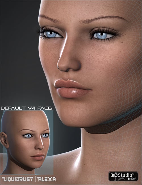 Alexa for V4 by: Liquid Rust, 3D Models by Daz 3D